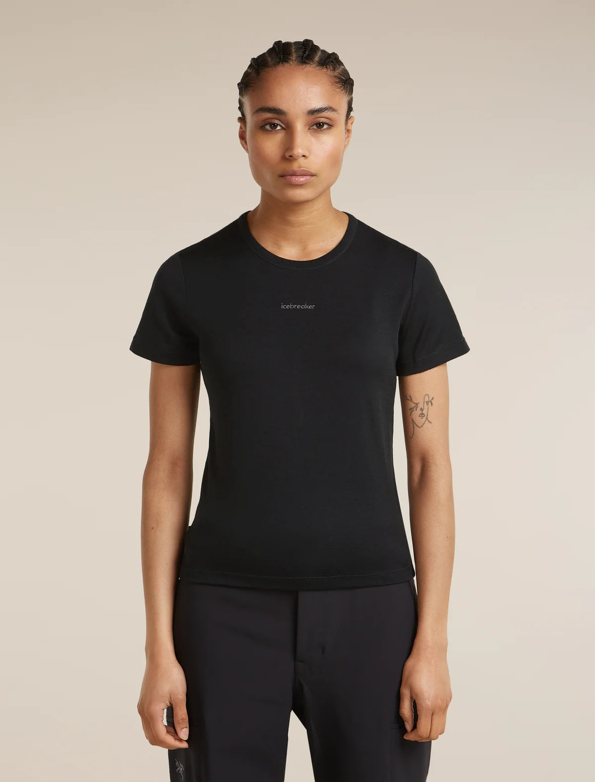 Merino 200 Tech Lite Short Sleeve Crop Slim Tee (Women's) - IB0A57G2