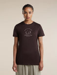 Merino 150 Tech Lite Short Sleeve Tee Peaceful Pass Sleeve (Women's) - IB0A57JN