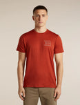 Merino 150 Tech Lite Short Sleeve Tee Forest Footsteps (Men's) - IB0A57JZ