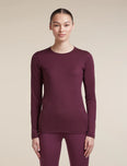 Merino 200 Oasis Long Sleeve Crewe Thermal Top (Women's) - IB104375