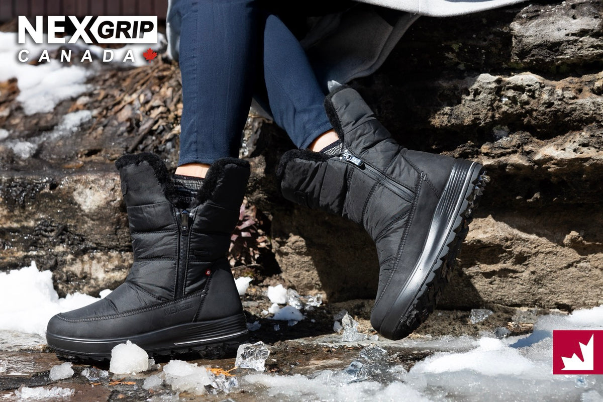 NexGrip Canada Women's Ice Sasha 2.0 Boots- All Black
