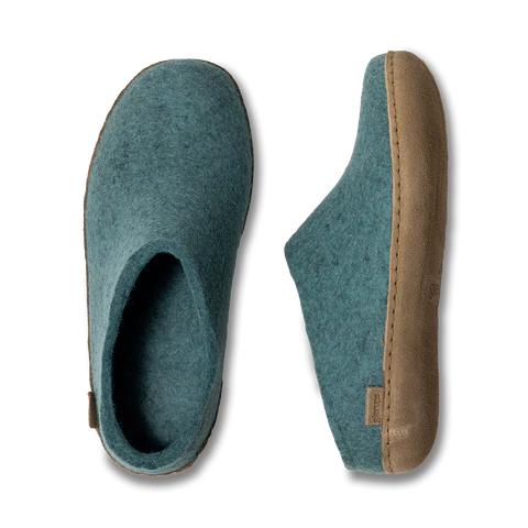 GLERUPS Slip-On w/ Leather Sole.