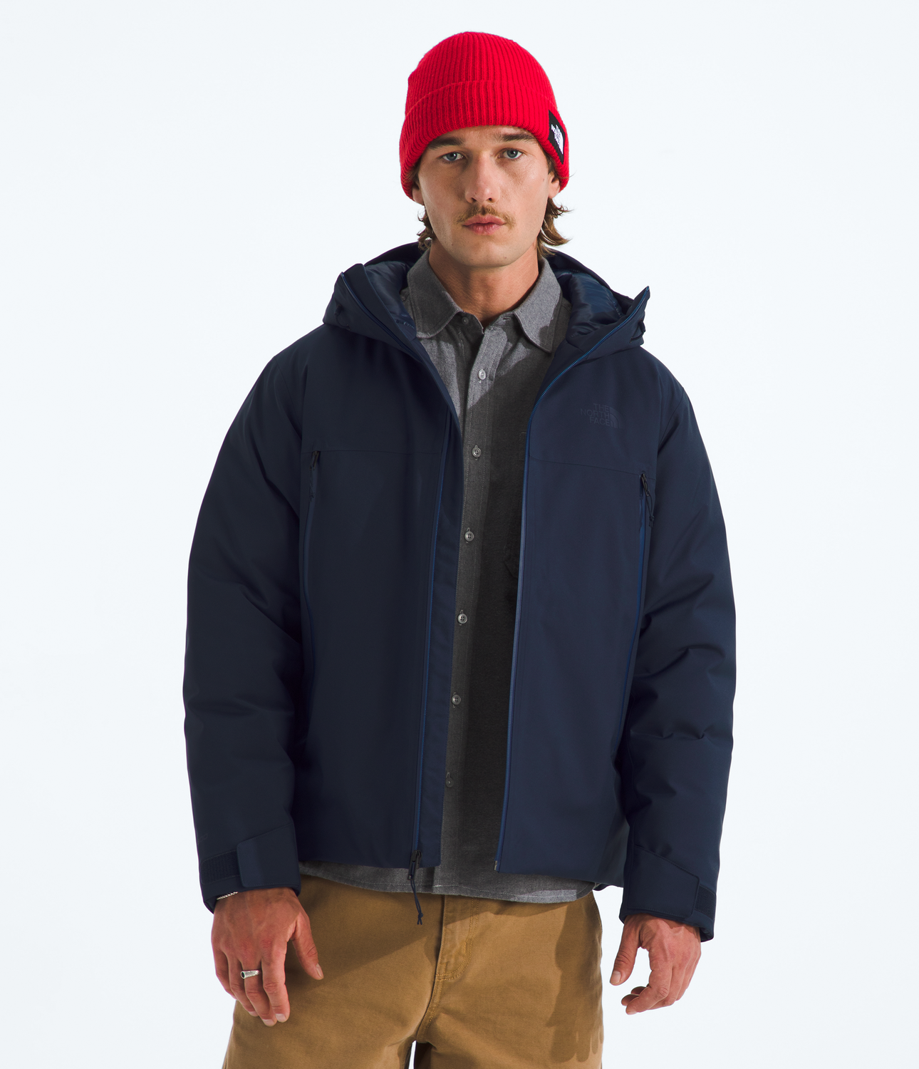 Mountain Range Down Hooded Jacket (Men's) - NF0A88WD