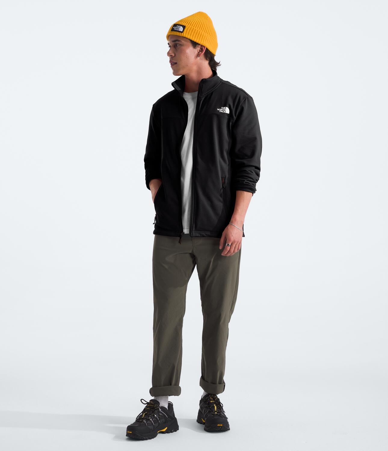 The North Face - Men's Cedar Trail Grid Fleece Full Zip Jacket