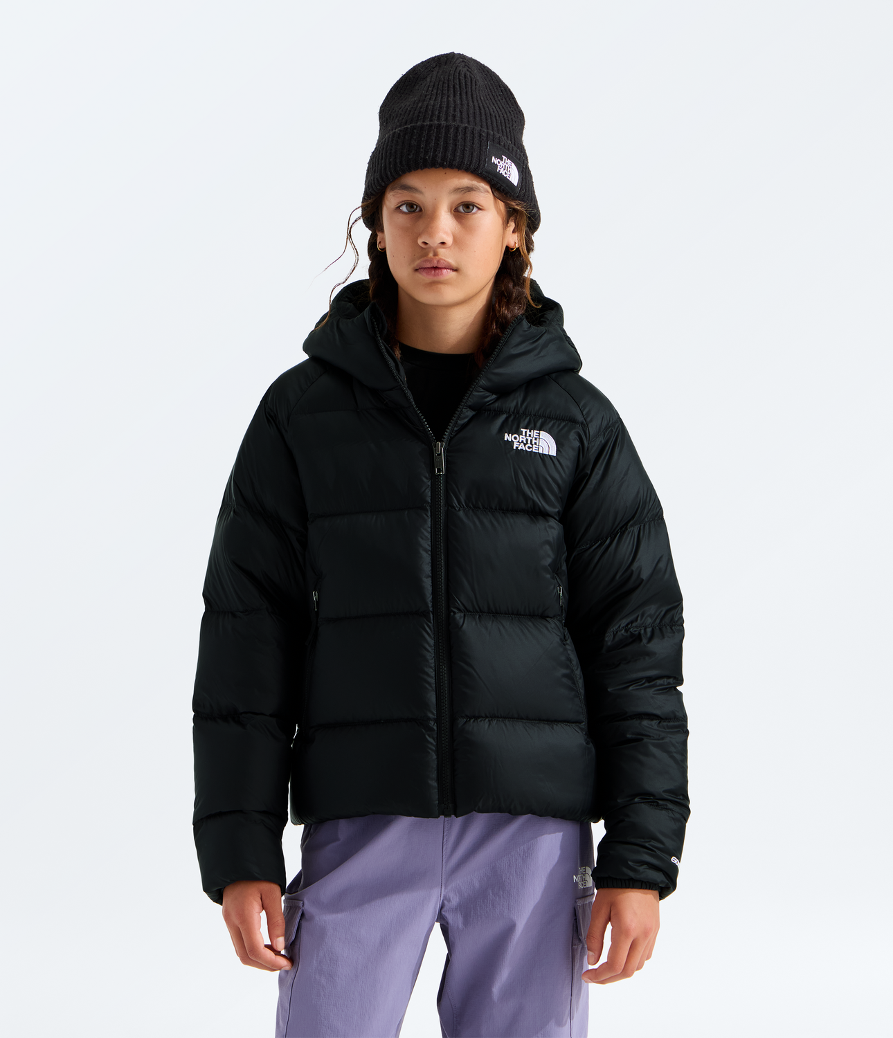 Hydrenalite™ Down Hooded Jacket (Girls') - NF0A8H3W
