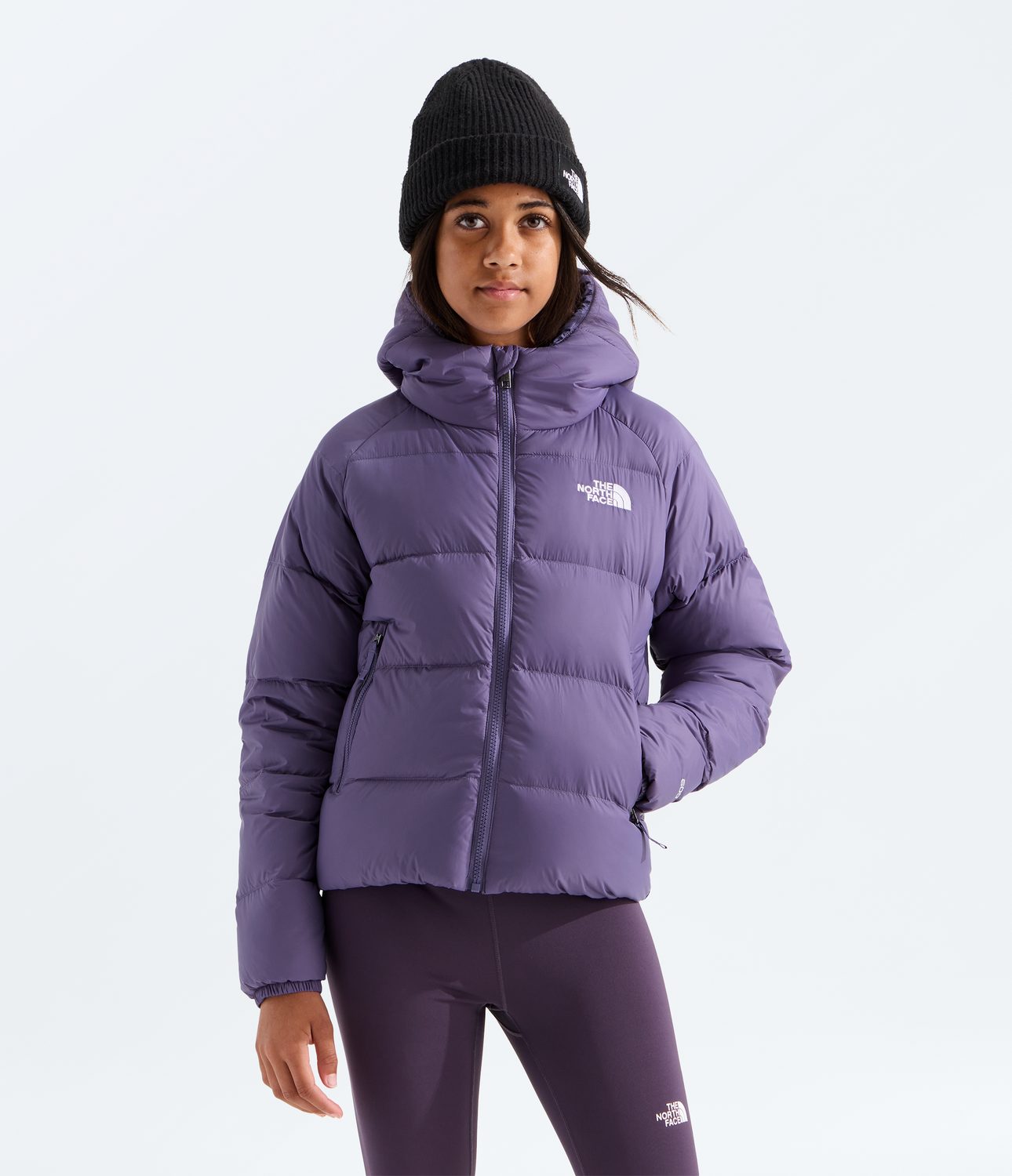 Hydrenalite™ Down Hooded Jacket (Girls') - NF0A8H3W