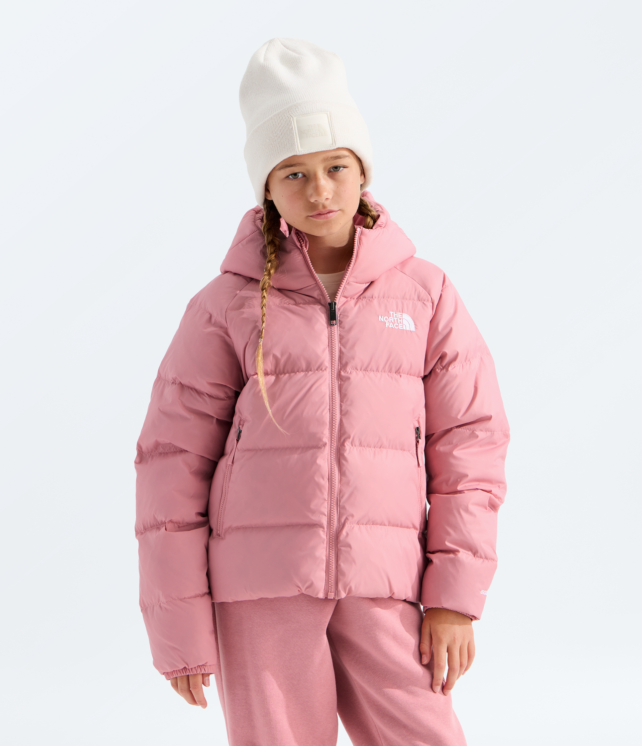 Hydrenalite™ Down Hooded Jacket (Girls') - NF0A8H3W
