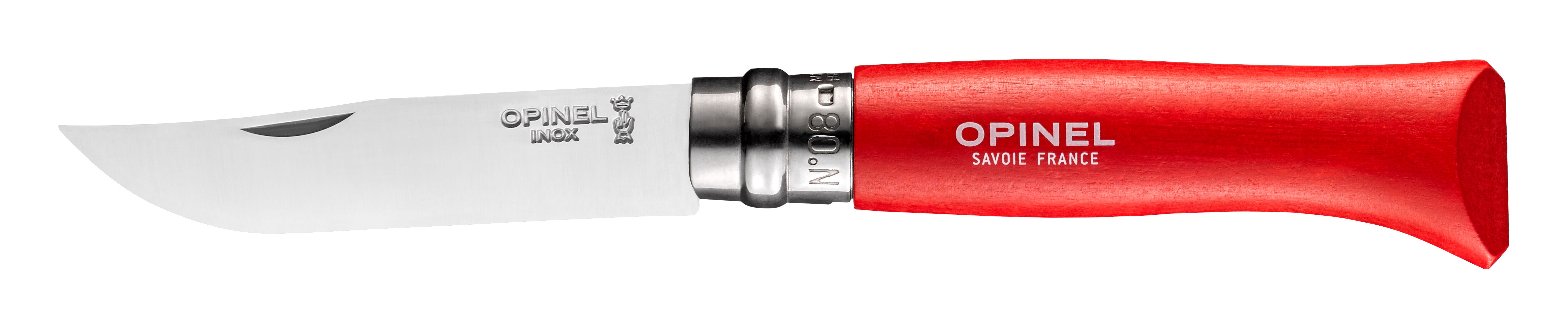 Opinel - No.8 Folding Knife - Red - Blister Pack – The Outfitters