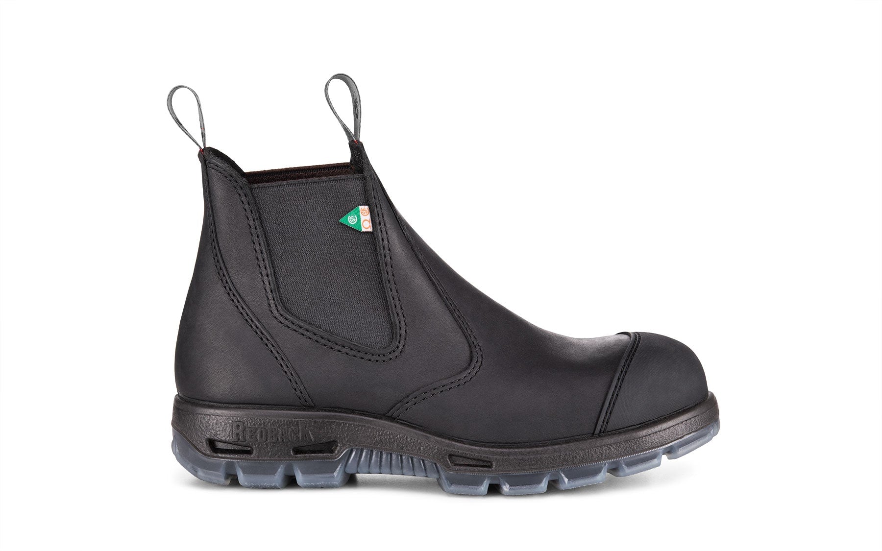 Bobcat CSA Steel-Toe Boot - Scuff Cap Black Kip