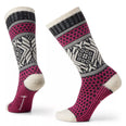 Everyday Popcorn Snowflake Pattern Full Cushion Crew Socks (Women's) - SW001846