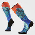 Ski Winter Haze Print Over The Calf Socks - Targeted Cushion - SW002903