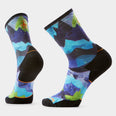 Trail Run Targeted Cushion Summit Sector Print Crew Socks - SW003026