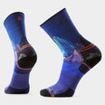 Hike Targeted Cushion Mountain Myth Print Crew Socks - SW003033