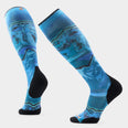 Ski Targeted Cushion Storm Peak Print OTC Socks - SW003125
