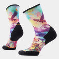 Women's Trail Run Targeted Cushion Serene Peak Print Crew - SW003147