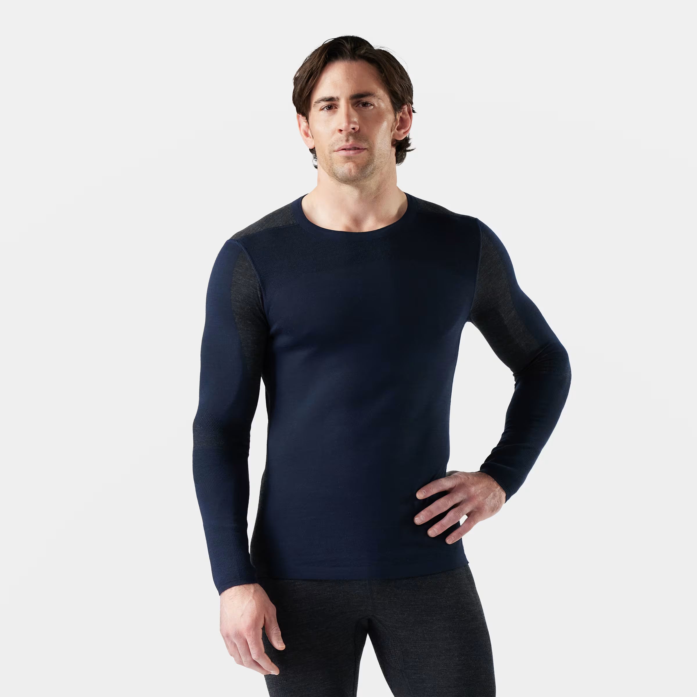 Intraknit™ Thermal Merino Base Layer Colorblock Crew (Men's) - SW016453