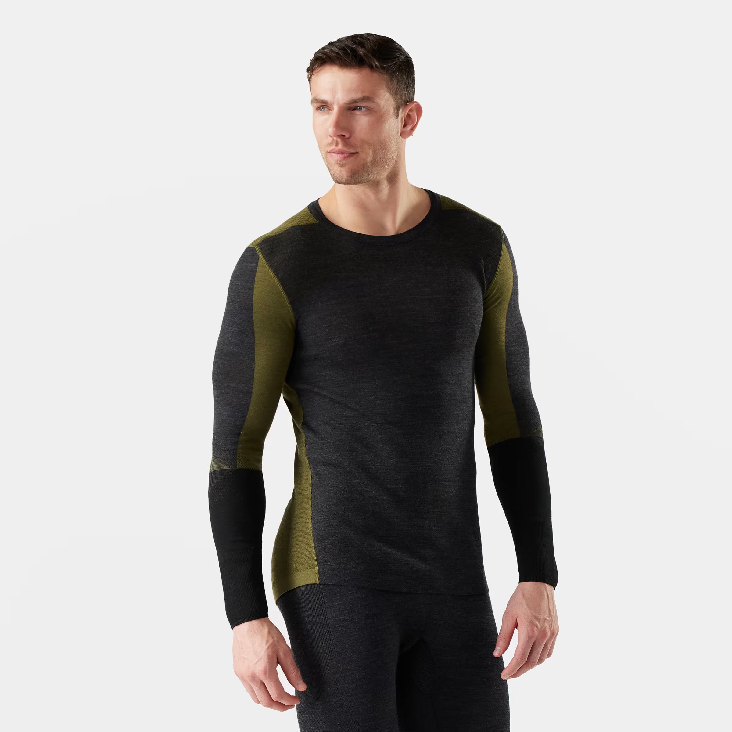 Intraknit™ Thermal Merino Base Layer Colorblock Crew (Men's) - SW016453