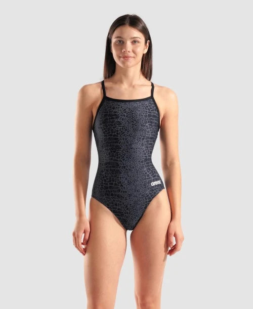 Snakeskin Swimsuit Lightdrop Back (Women's)