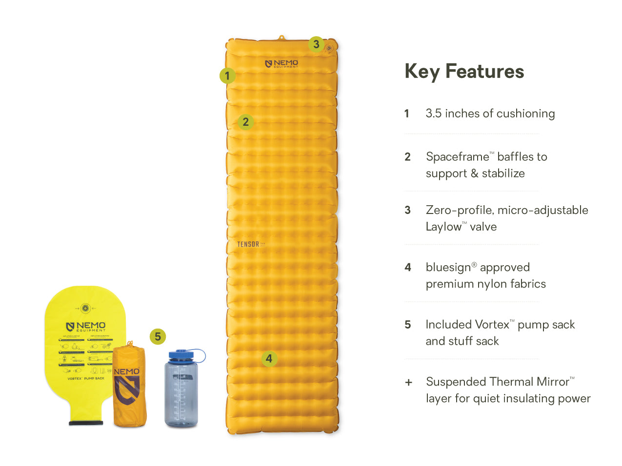 NEMO - Tensor™ Trail Ultralight Insulated Sleeping Pad – The