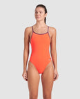 Arena - Women's Solid Lace Back One Piece Swimsuit – The