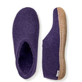 Shoe with Leather Sole - Purple