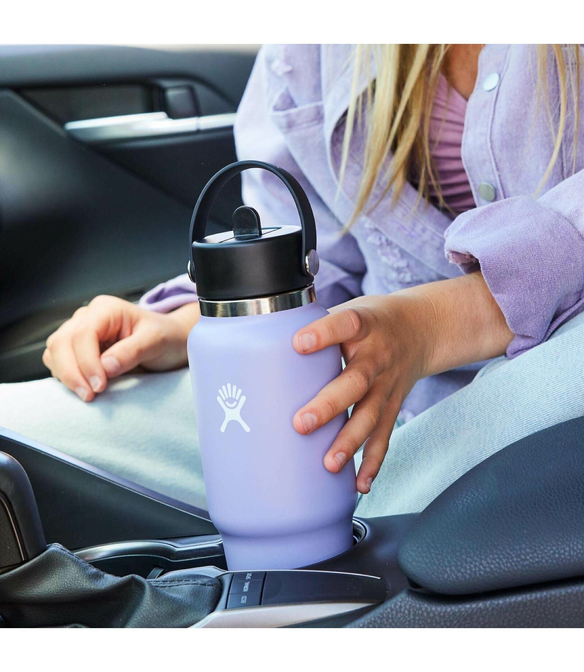 Hydro Flask - 32 oz Wide Mouth Travel Bottle with Flex Straw Cap