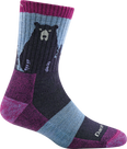Bear Town Micro Crew Lightweight Hiking Sock (Women's) - D1970W