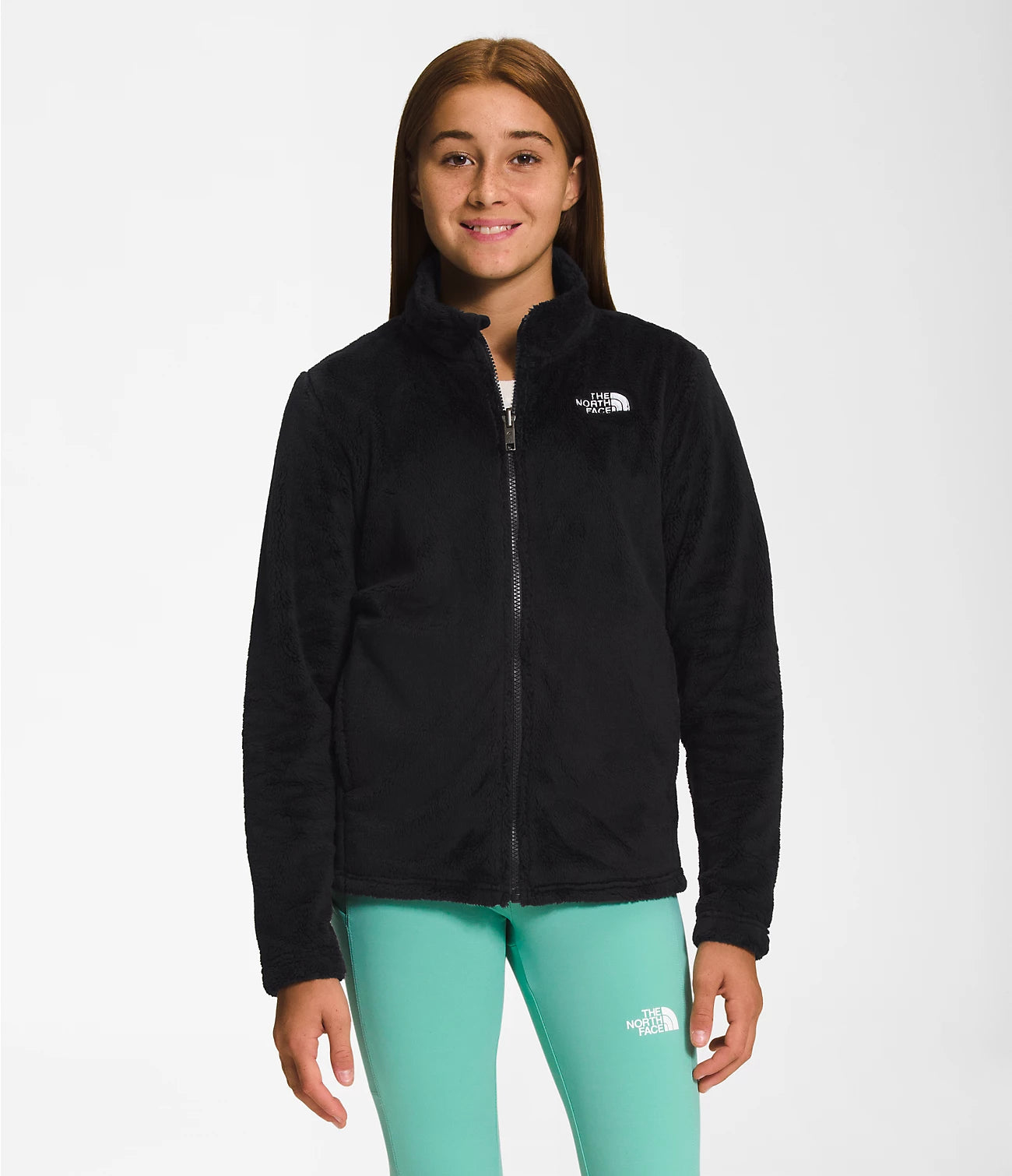 The North Face Osolita Full Zip Jacket Girls M TNF Black