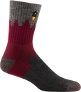 Number 2 Micro Crew Midweight Hiking Sock w/ Cushion (Men's) - D1974M